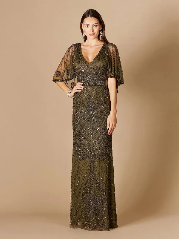 Hot Deals You Can’t Resist!Lara Dresses 29356 Long Cape Sleeve Formal Dress