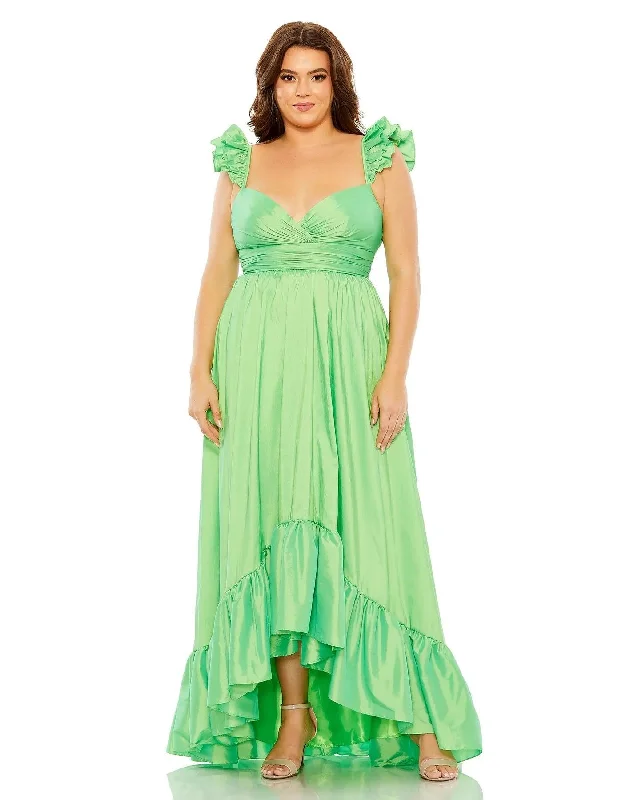 One Day Only – Huge Savings!Mac Duggal 68526 Fabulouss Plus Size High Low Formal Dress