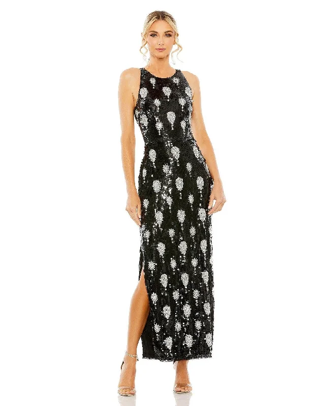 Enjoy Huge Discounts Now!Mac Duggal 93944 Long Sleeveless Floral Formal Gown