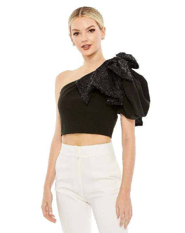 Huge Savings – Act Now!Mac Duggal R26835 Formal One Shoulder Top