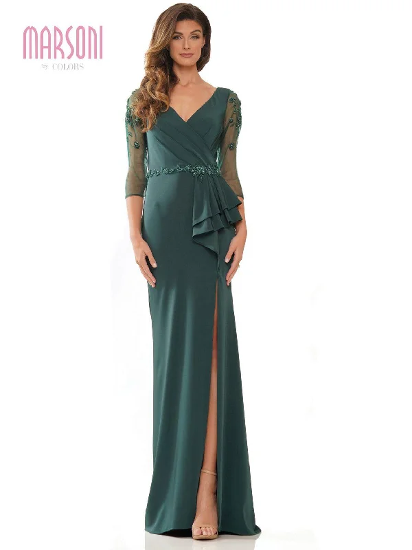 Limited-Time Price Drop!Marsoni 1231 Long Formal Mother of the Bride Dress