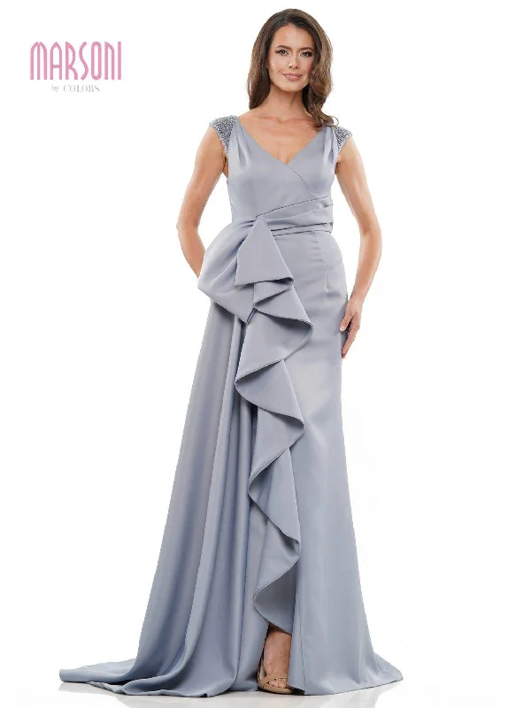 Don’t Wait – Deals Won’t Last!Marsoni MV1234 Long Cap Sleeve Formal Dress