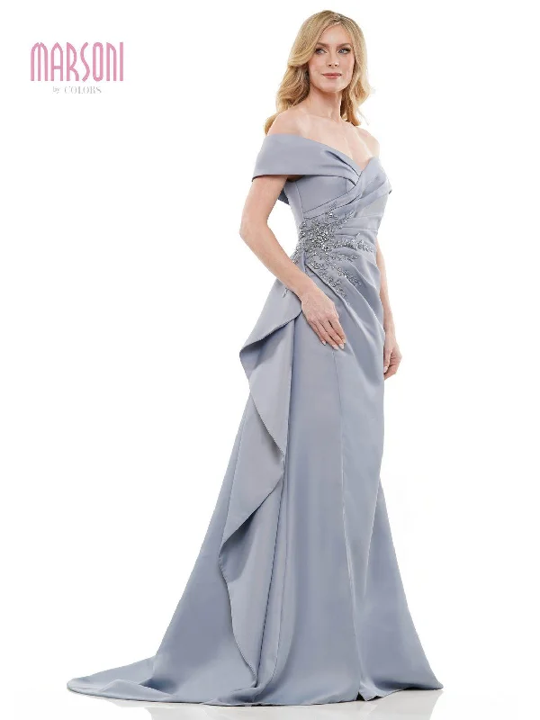 Your Wallet Will Thank You!Marsoni MV1235 Long Off Shoulder Formal Dress