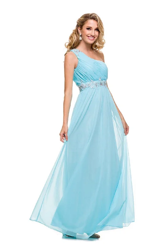 One Day Only – Huge Savings!Nox Anabel 2688 Long One Shoulder Formal Dress Sale