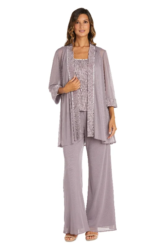 Shop Smart, Save Big!Mauve 6P R&M Richards 9084P Long Petite Jacket Pant Suit Sale