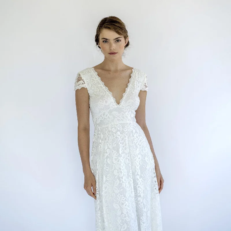 Get More, Spend Less – Shop Now!Dress with Cap Sleeves #1473