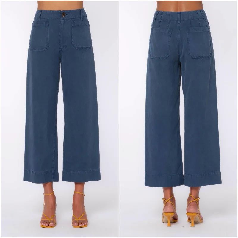 Huge Savings – Act Now!Alyx Wide Leg Hi-Rise Pants In French Navy