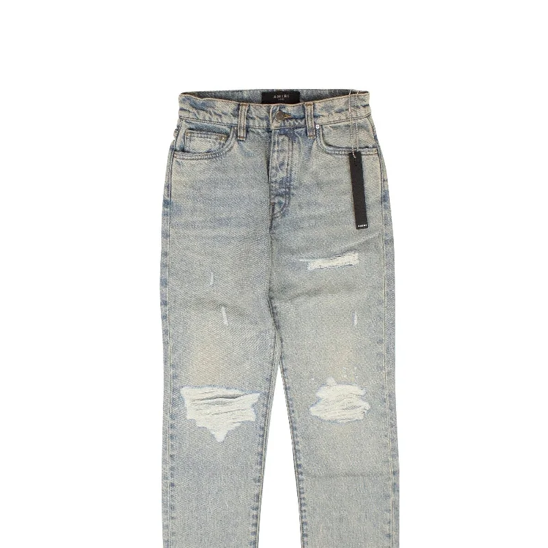 Save More When You Shop More!Amiri Cropped Straight Thrasher - Blue