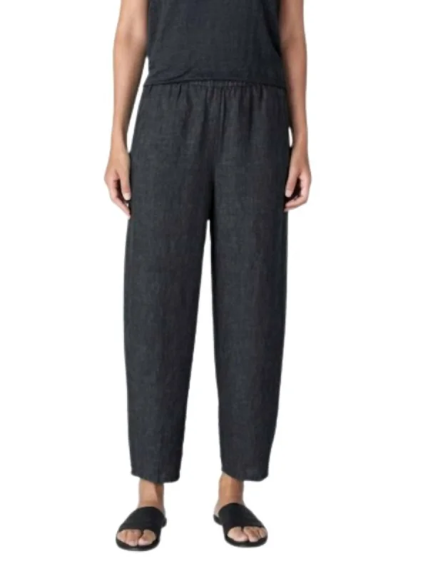 Find Your Perfect Deal Today!Ankle Pleated Ankle Pant In Graphite