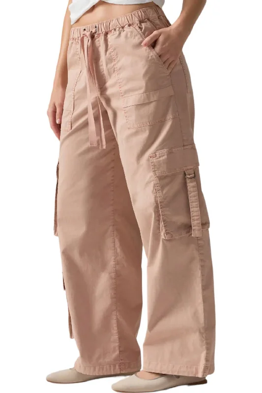 Shop the Hottest Deals!Cargo Parachute Pants In Bare Nude