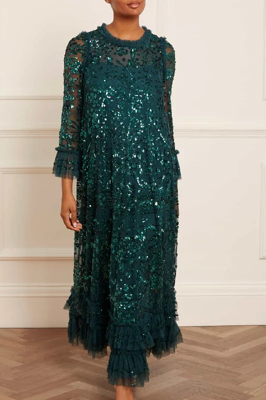 Best Offers of the Month!Celia Long Sleeve Ankle Gown