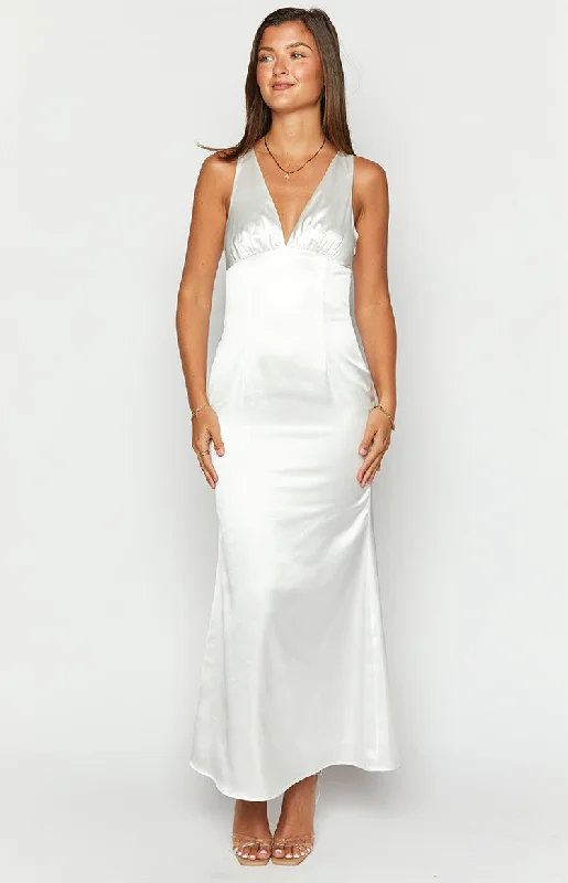 Exclusive Offers You’ll Love!Clara White Maxi Dress