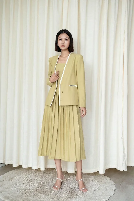 Save Money, Shop Happy!Croggie Pleated Spaghetti Strap Dress