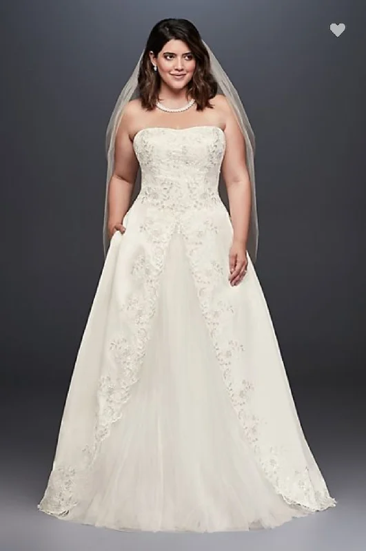 Today’s Deals, Tomorrow’s Regrets!David's Bridal Embroidered Satin