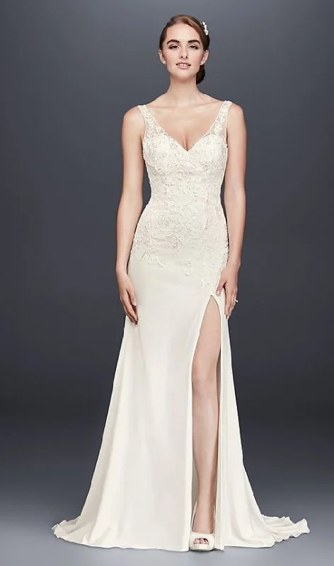The Best Deals Won’t Wait!David's Bridal Crepe Sheath