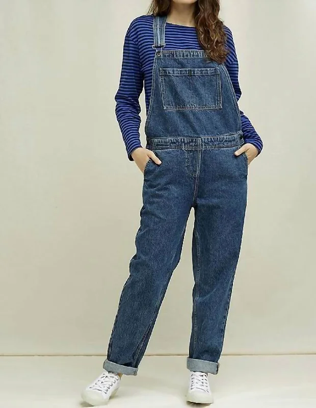 Save Like Never Before!Denim Overall In Medium Blue