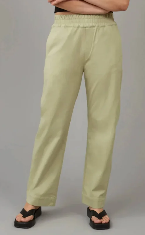 Savings You Can’t Ignore!Elena High Rise Pull On Trouser In Sage