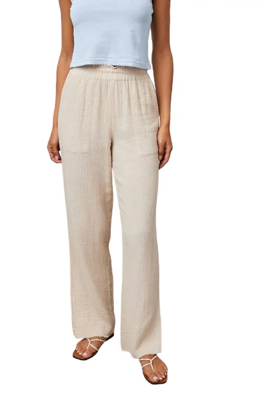 Amazing Prices You Can’t Resist!Flax Leon Pants In Khaki