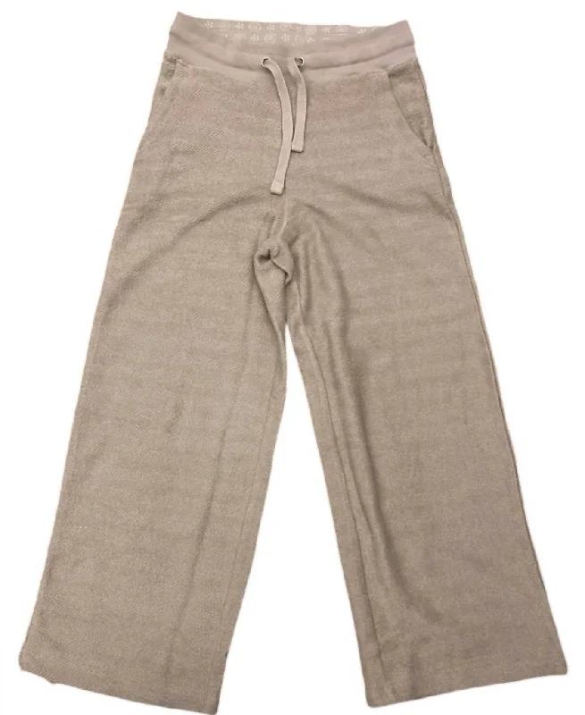 Price Drop Alert!Herringbone Pants In Sand