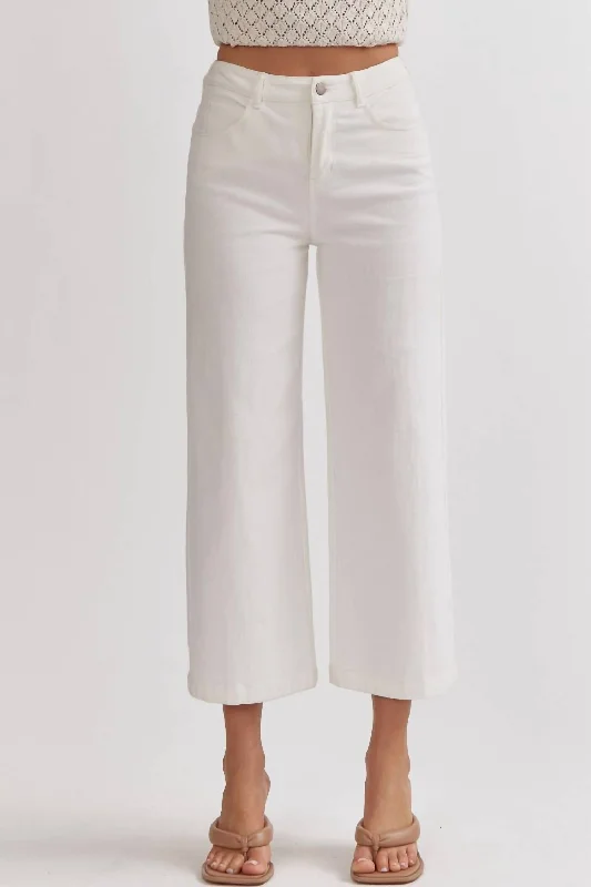 Find the Best Deals Here!High Waist Pants In White