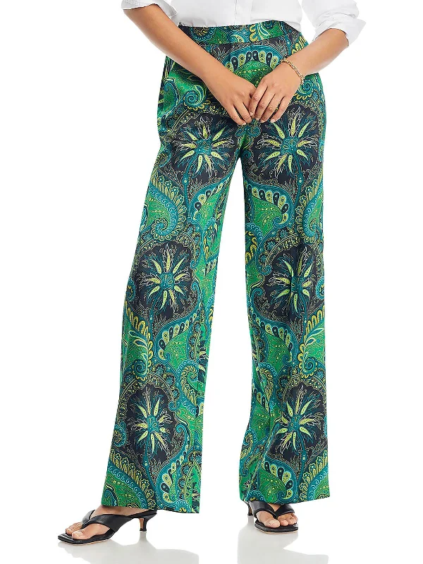 Your Favorite Sale is Back!Jade Womens Paisley High Rise Wide Leg Pants