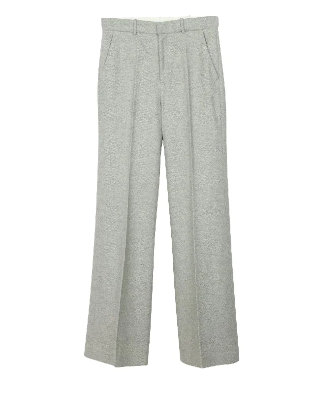 Shop Smart, Save Big!Joseph Straight Trousers in Grey Wool