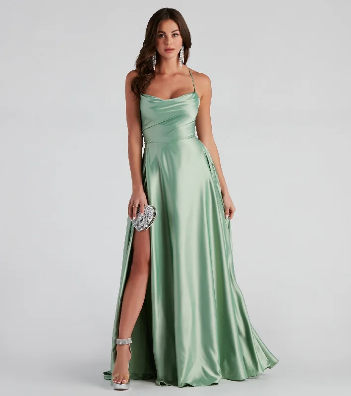 The Sale You’ve Been Waiting For!Kailey Formal Lace-Up A-Line Dress