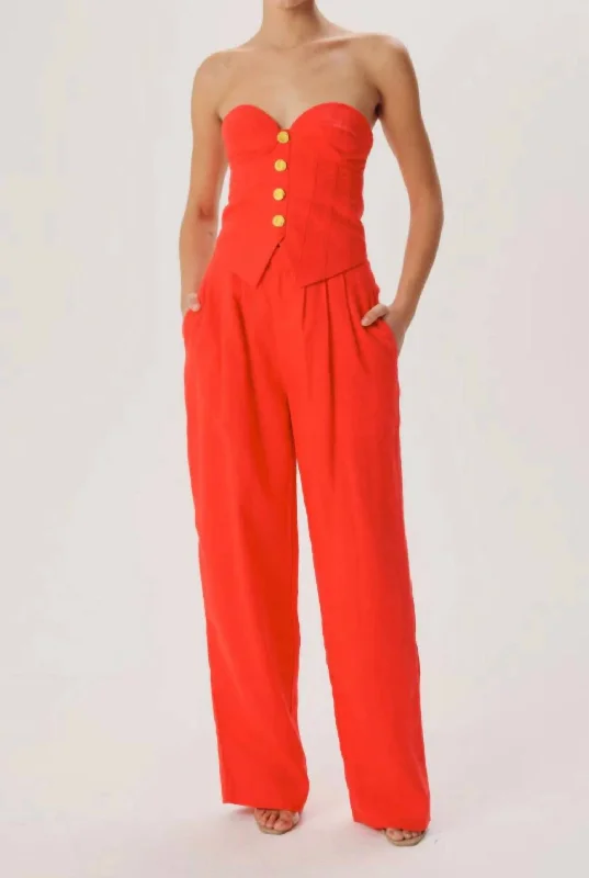 Save Like Never Before!Krew Pants In Red