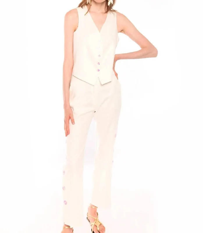 Today’s Deals, Tomorrow’s Regrets!Natalia Trouser In White