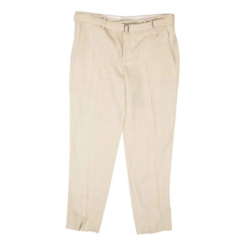 Mega Sale Happening Now!NWT BOTTEGA VENETA Bone Grey Woven Dress Pants