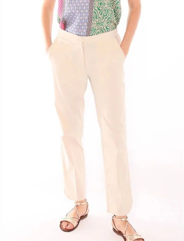 Must-Have Deals Inside!Ornella Pant In Beige Gabardine