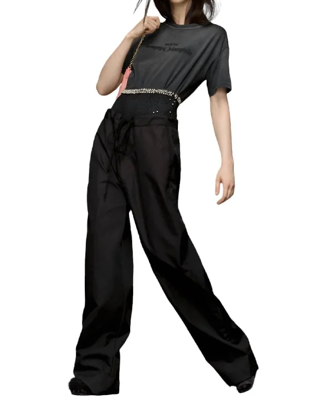 Exclusive Deals Just for You!Oversize Pleated Trousers In Black