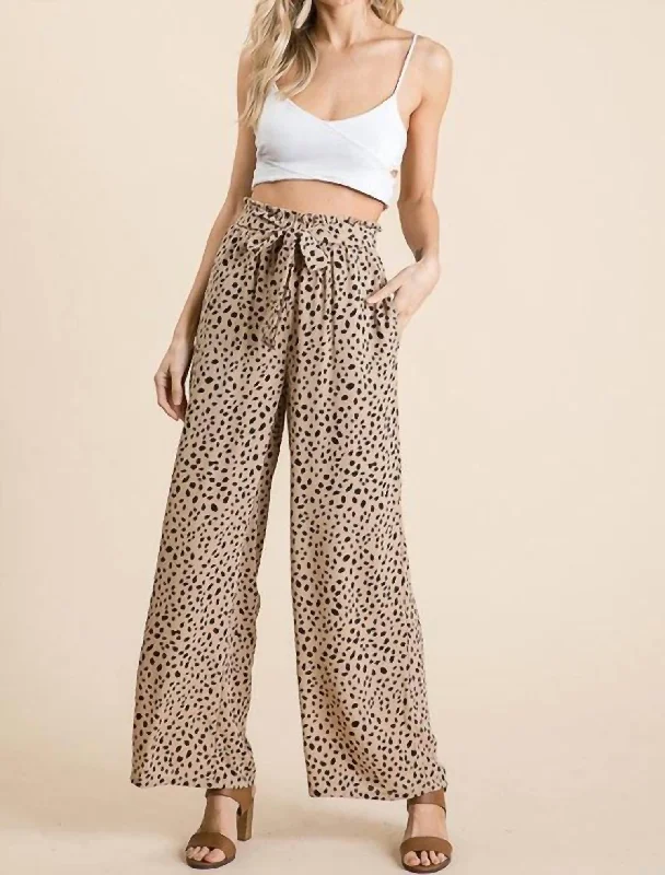 Buy More, Save More!Paperbag Pants In Leopard