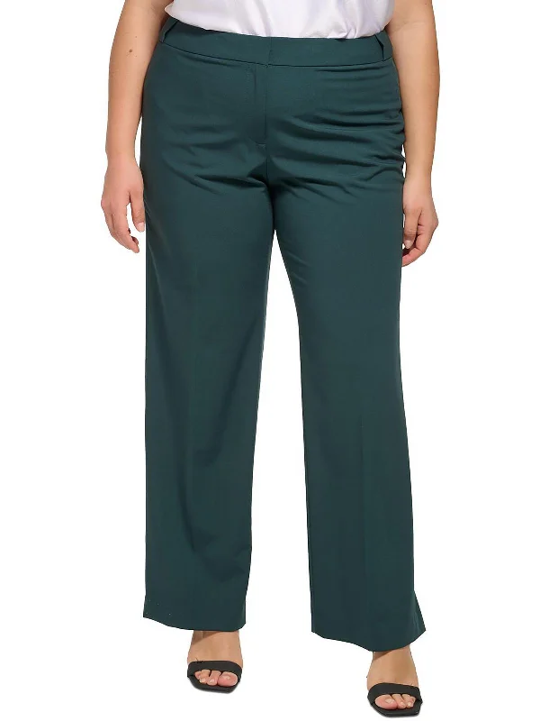 New Discounts Just Dropped!Plus Highline Womens Tapered Leg Formal Dress Pants