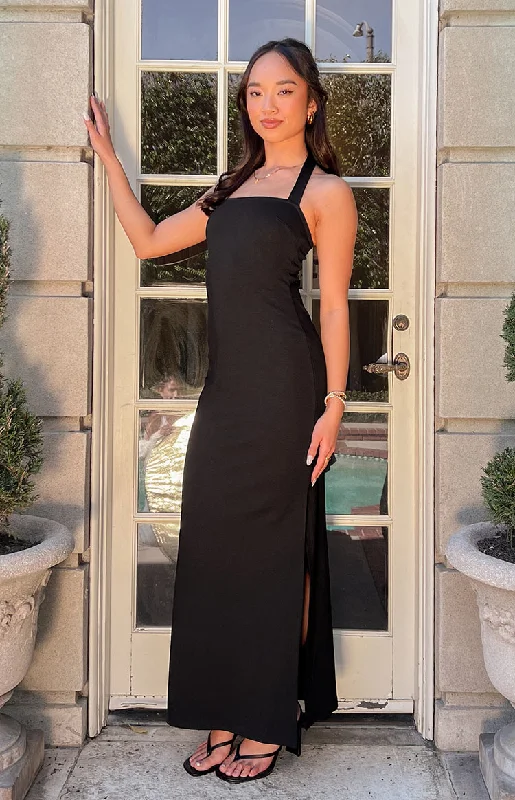 Time to Save Big!Raylan Black Maxi Dress