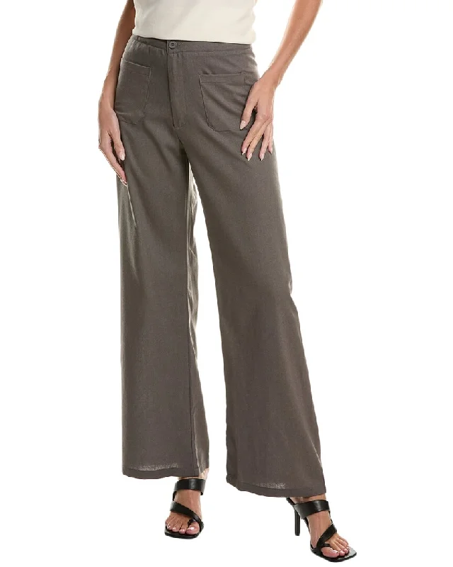 Save More Than Ever!REVERIEE Linen-Blend Pant