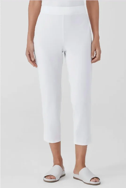 Don’t Wait – Shop Today!Slim Cropped Pant In White