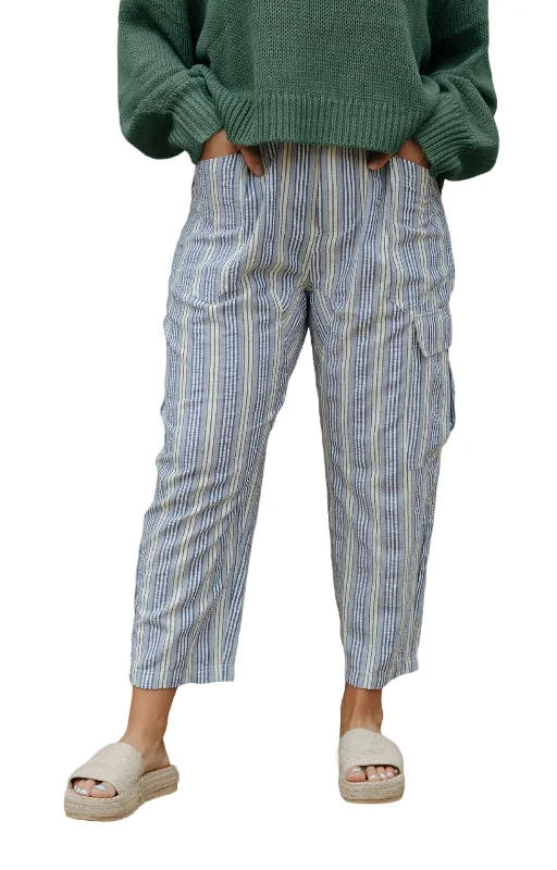 Must-Have Deals Inside!Stripe Pants In Blue