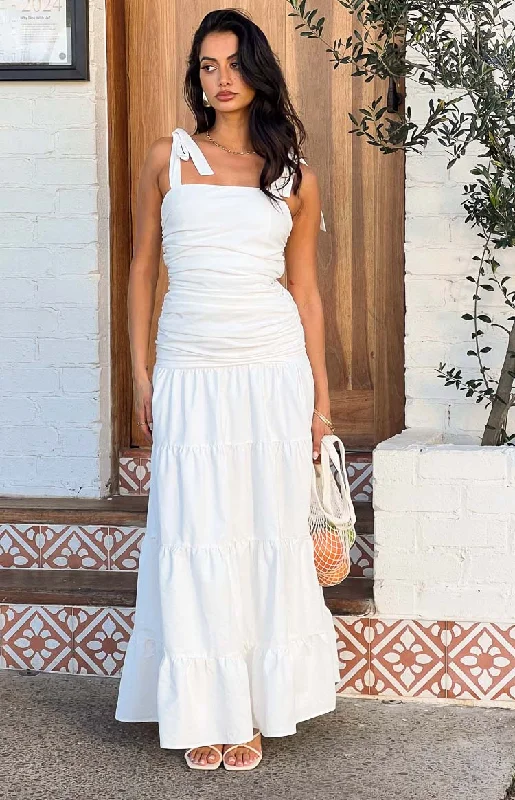 Flash Deals – Act Quickly!Tessa White Maxi Dress