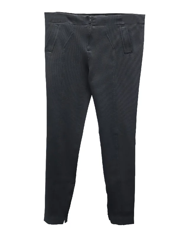 Seasonal Sale – Shop Now!Tom Ford Knitted Slim-Fit Pants in Black Viscose