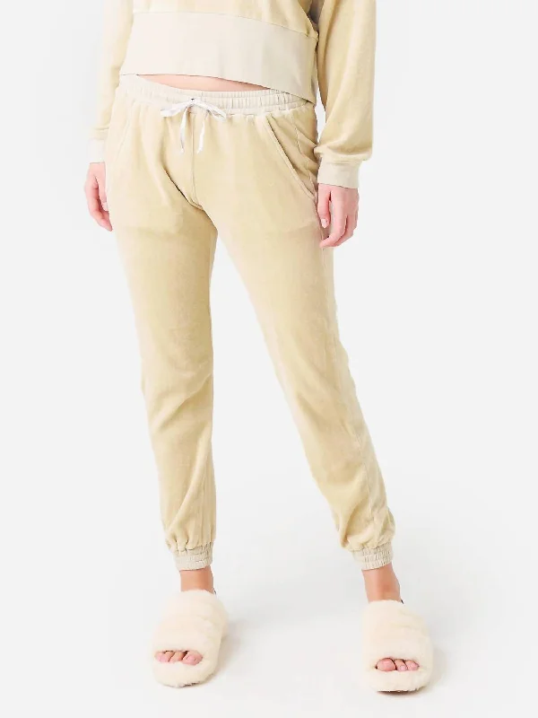 Don’t Wait – Shop Today!Velour Jogger Pant In Vetiver