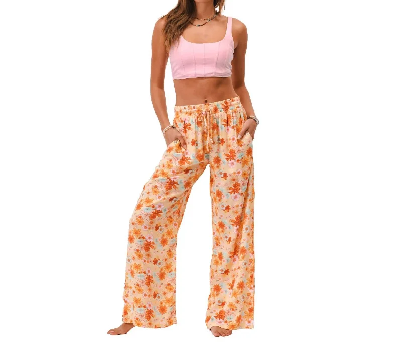 Get It Before It’s Gone!Wide Leg Drawstring Pants In Clemente