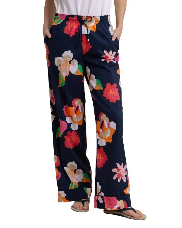 Time to Save Big!Women's Alain Garden Splendor Pants In Blue Floral