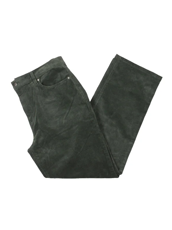 Save Money, Shop Happy!Womens Corduroy High Waist Ankle Pants