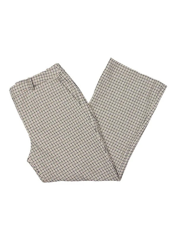 Get the Best for Less!Womens Houndstooth Cropped Dress Pants