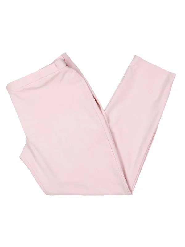 Shop Before It’s Gone!Womens Mid Rise Tapered Leg Straight Leg Pants