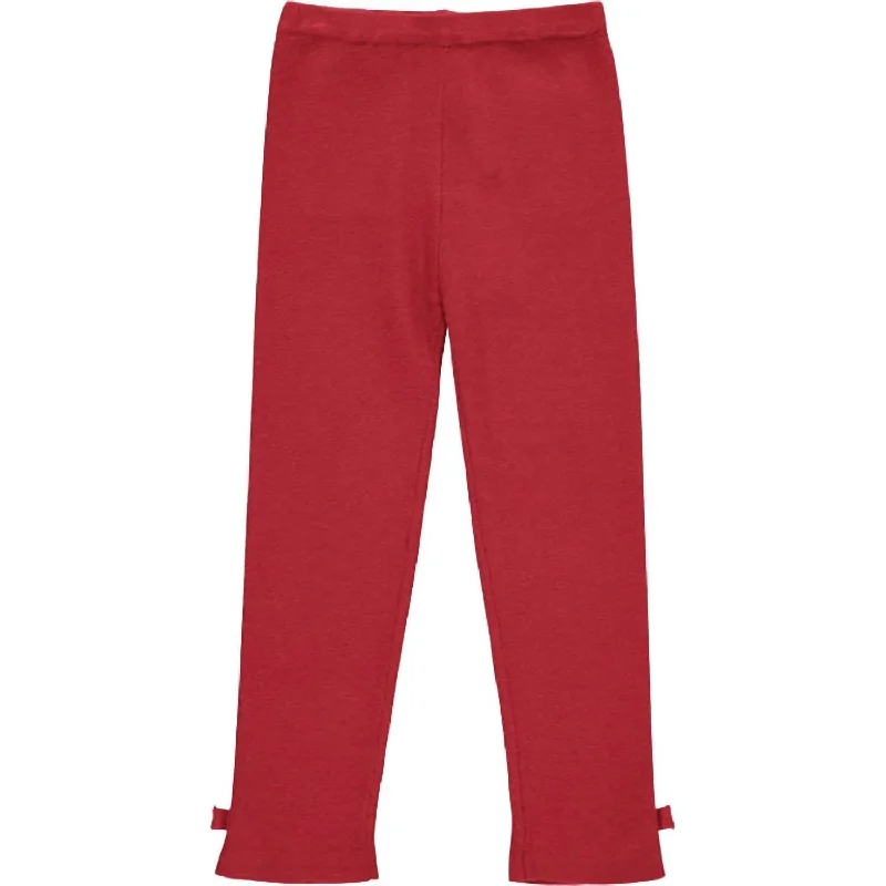 Unmissable Offers Await!Women's Olive Leggings In Burgundy
