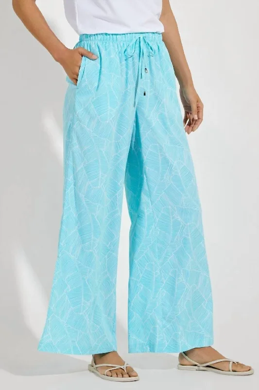 Get More, Spend Less – Shop Now!Women's Petra Wide Leg Pants Upf 50+ In Aqua