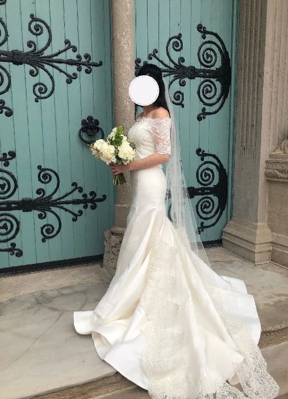 The Best Offers Are Here!Heidi Elnora Meghan Augusta, removable lace top & vintage lace veil