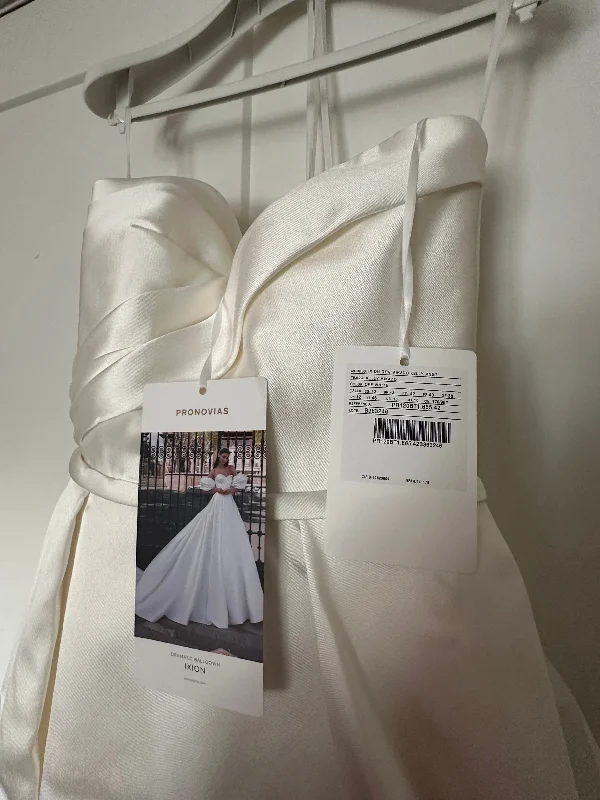 Unmissable Offers Await!Pronovias Ixion (NEVER WORN w/ Tags) Size 10 OffWhite Kelly Mikado Gown